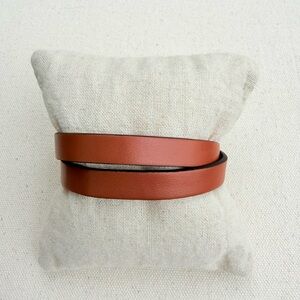 *Double Reversible Leather Band* KEEP COLLECTIVE Retired Black/Brown